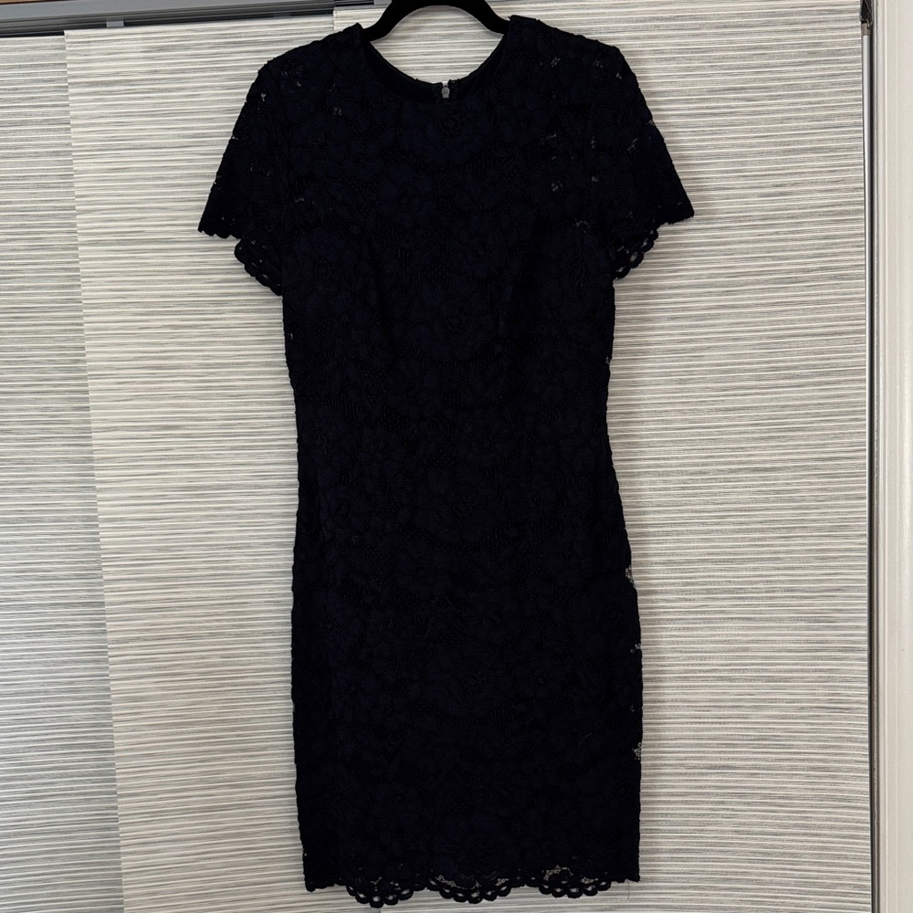 Ralph Lauren Black Lace Mini Dress